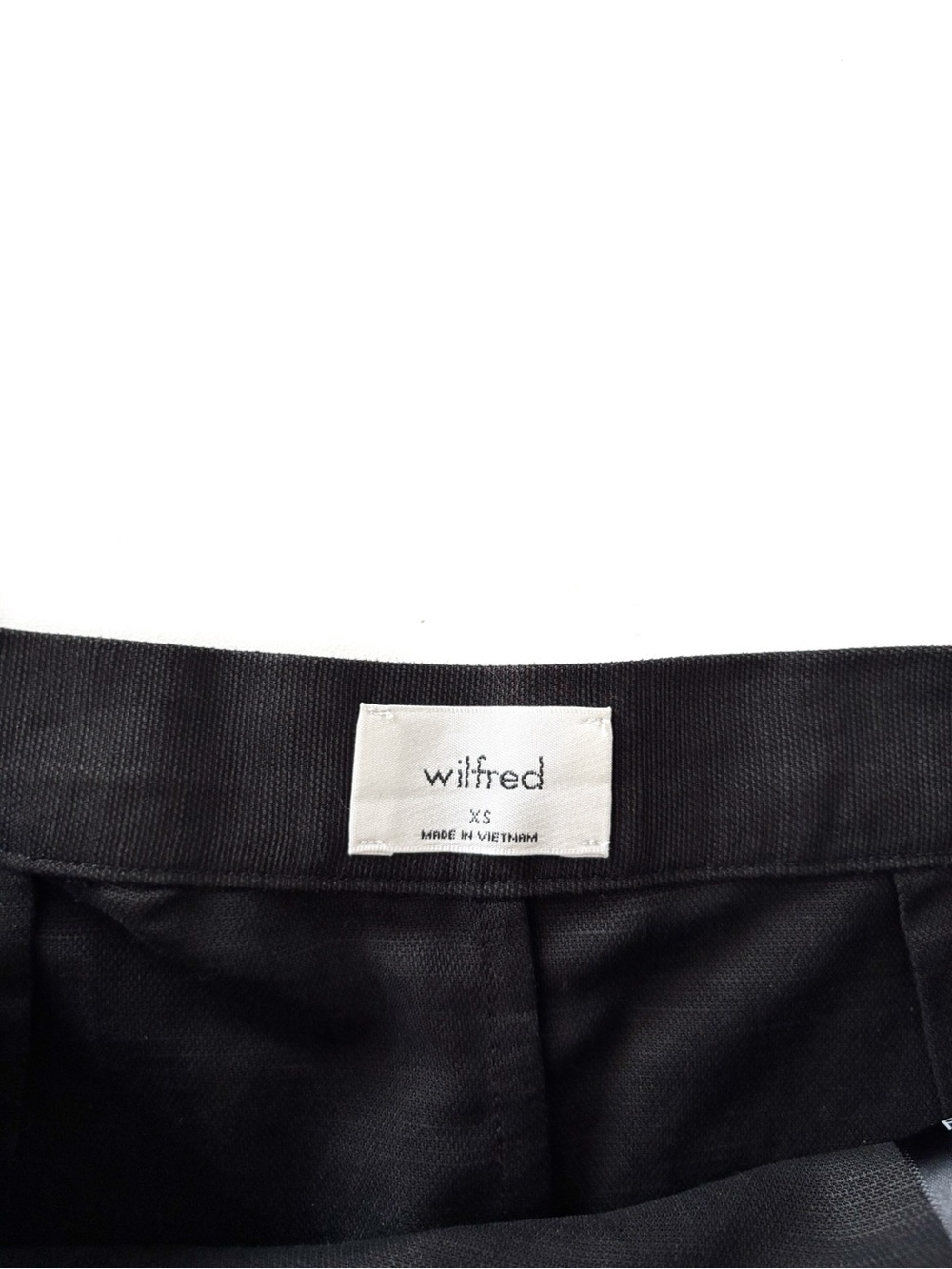 Wilfred | Eleta Wrap Midi Skirt Linen Lyocell Blend Black Size XS Aritzia - Picture 10 of 12